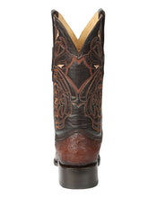 Load image into Gallery viewer, El General Men's Exotic Ostrich Leather Cowboy Boots - Brown  45076
