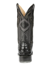 Load image into Gallery viewer, El General Men's Exotic Caiman Belly Cowboy Boots - Black 45078
