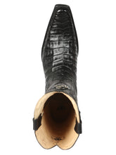 Load image into Gallery viewer, El General Men's Exotic Caiman Belly Cowboy Boots - Black 45078
