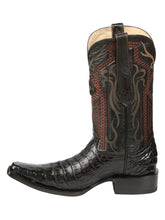 Load image into Gallery viewer, El General Men's Exotic Caiman Belly Cowboy Boots - Brown 45079
