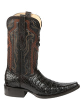 Load image into Gallery viewer, El General Men's Exotic Caiman Belly Cowboy Boots - Brown 45079
