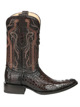 Load image into Gallery viewer, El General Men's Exotic Caiman Nuca Cowboy Boots - Brown 45082
