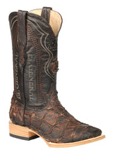Load image into Gallery viewer, El General Men's Exotic Monster Fish Rodeo Cowboy Boots - Brown  45084

