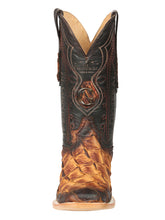 Load image into Gallery viewer, El General Men's Exotic Monster Fish Rodeo Cowboy Boots - Cognac  45085
