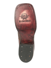 Load image into Gallery viewer, El General Men’s Python Imitation Brown Ankle Boots 45092
