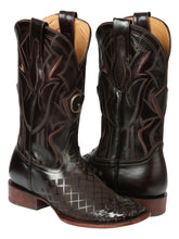 Load image into Gallery viewer, Men's Rodeo Boots - El General Pull-Up Leather - Brown 45173
