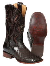 Load image into Gallery viewer, Men's Rodeo Boots - El General Pull-Up Leather - Brown 45173

