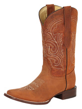 Load image into Gallery viewer, El General Men's Rodeo Boot – Crazy Leather - Cognac 45208
