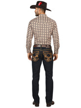 Load image into Gallery viewer, Centenario Men's Rinse Blue Denim with Gold Embroidered Details  45313
