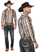 Load image into Gallery viewer, Centenario Men's Tinted Green Denim with Embroidered Details  45315
