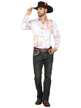 Load image into Gallery viewer, Centenario Men's Tinted Brown Denim with Embroidered Details  45316

