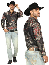 Load image into Gallery viewer, Centenario Men's Light Blue Denim with Embroidered Details 45317
