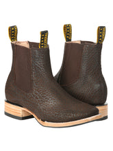 Load image into Gallery viewer, El General Men’s Ankle Boots - Bull Neck Leather Moka 45341
