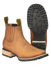 Load image into Gallery viewer, El General Men’s Ankle Boots - Crazy Horse Papaya 45342
