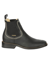 Load image into Gallery viewer, El General Men’s Leather Ankle Boots - Black 45420
