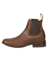 Load image into Gallery viewer, El General Men’s Leather Ankle Boots - Brown 45421
