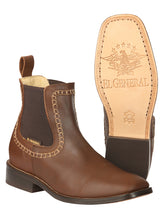 Load image into Gallery viewer, El General Men’s Leather Ankle Boots - Brown 45421
