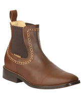 Load image into Gallery viewer, El General Men’s Leather Ankle Boots - Brown 45421
