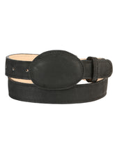 Load image into Gallery viewer, Kids Western Belt - El General Nobuck Black 45441
