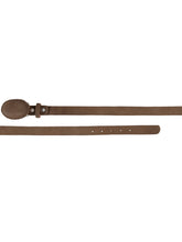Load image into Gallery viewer, Kids Western Belt - El General Nobuck Topo 45442

