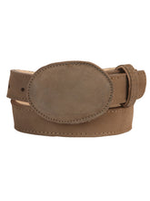 Load image into Gallery viewer, Kids Western Belt - El General Nobuck Topo 45442
