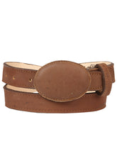 Load image into Gallery viewer, Kids Western Belt - El General Nobuck Roble 45443
