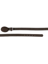 Load image into Gallery viewer, Kids Western Belt - El General Nobuck Choco 45445
