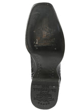Load image into Gallery viewer, El General Men's Exotic Ostrich Leg Cowboy Boots - Black 45510
