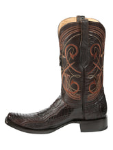 Load image into Gallery viewer, El General Men's Exotic Ostrich Leg Cowboy Boots - Brown 45511
