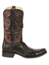 Load image into Gallery viewer, El General Men's Exotic Ostrich Leg Cowboy Boots - Brown 45511

