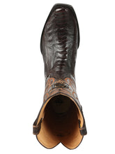 Load image into Gallery viewer, El General Men's Exotic Ostrich Leg Cowboy Boots - Brown 45511
