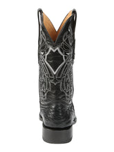 Load image into Gallery viewer, El General Men's Exotic Ostrich Leather Cowboy Boots - Black  45515
