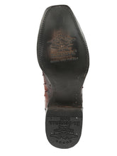 Load image into Gallery viewer, El General Men's Exotic Ostrich Leather Cowboy Boots - Brown  45516
