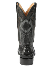 Load image into Gallery viewer, El General Men's Exotic Caiman Belly Cowboy Boots - Black 45518
