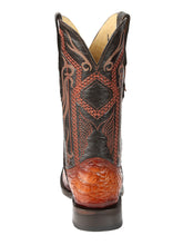 Load image into Gallery viewer, El General Men's Exotic Caiman Belly Cowboy Boots - Cognac  45520
