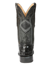 Load image into Gallery viewer, El General Men's Exotic Caiman Nuca Cowboy Boots - Black 45521
