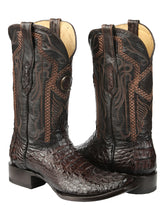 Load image into Gallery viewer, El General Men's Exotic Caiman Nuca Cowboy Boots - Brown 45522
