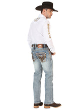 Load image into Gallery viewer, Centenario Men's Premium Denim Boot Cut Pants - Dark Blue 45530
