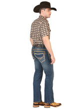 Load image into Gallery viewer, Centenario Men’s Bootcut Jeans - Dark Blue 45534
