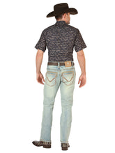 Load image into Gallery viewer, Centenario Men’s Bootcut Jeans - Light Blue 45535
