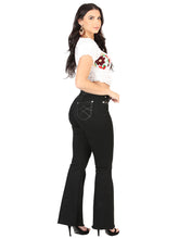 Load image into Gallery viewer, Centenario Women's Black Bootcut Denim Jeans 45543
