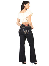 Load image into Gallery viewer, Centenario Women's Medium Blue Bootcut Denim Jeans 45544
