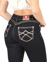 Load image into Gallery viewer, Centenario Women's Medium Blue Bootcut Denim Jeans 45544
