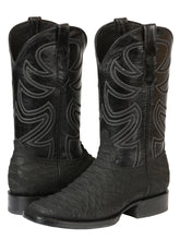 Load image into Gallery viewer, El General Men’s Rodeo Boot Imitation Python - Black 45561
