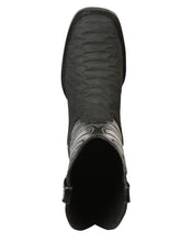 Load image into Gallery viewer, El General Men’s Rodeo Boot Imitation Python - Black 45561
