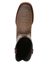 Load image into Gallery viewer, El General Men’s Rodeo Boot Imitation Python - Brown 45562
