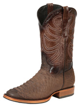 Load image into Gallery viewer, El General Men’s Rodeo Boot Imitation Python - Brown 45562
