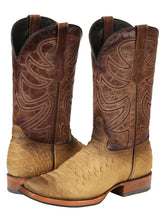 Load image into Gallery viewer, El General Men’s Rodeo Boot Imitation Python - Honey 45563
