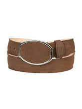 Load image into Gallery viewer, Men’s Western Belt El General Nubuck - Camel 45576
