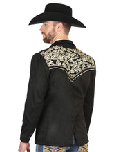 Load image into Gallery viewer, El General Men’s Suede Blazer - Black
 45647
